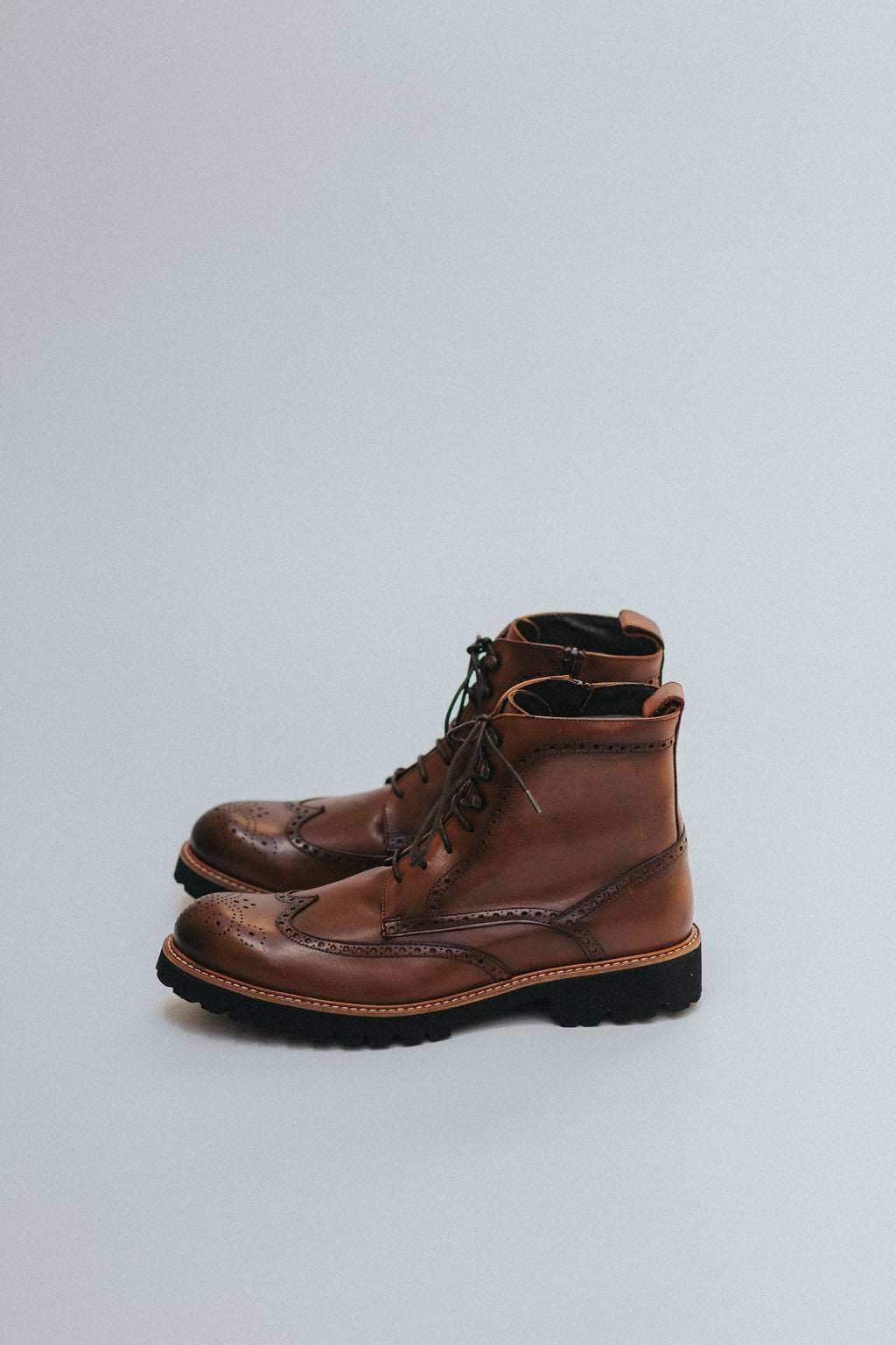 Pepe Men's Brogue Lace-up Boots Gaia Soul Designs
