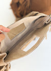 Nuka Handbag – Suede Fringe Crossbody Bag