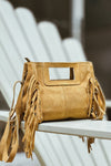 Mini Indie Handbag – Suede Fringe Crossbody Bag