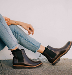 Luna Chelsea Boots - Choco Brown Leather Gaia Soul Designs