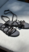 Venice Sandals - Black Leather