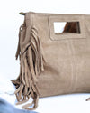 Nuka Handbag – Suede Fringe Crossbody Bag