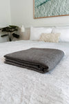 Cashmere Blankets - Henrybone Charcoal