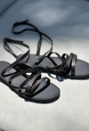 Venice Sandals - Black Leather