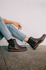 Luna Chelsea Boots - Choco Brown Leather Gaia Soul Designs