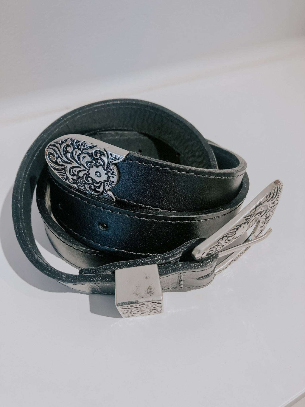 Leather belt - Noire Gaia Soul Designs