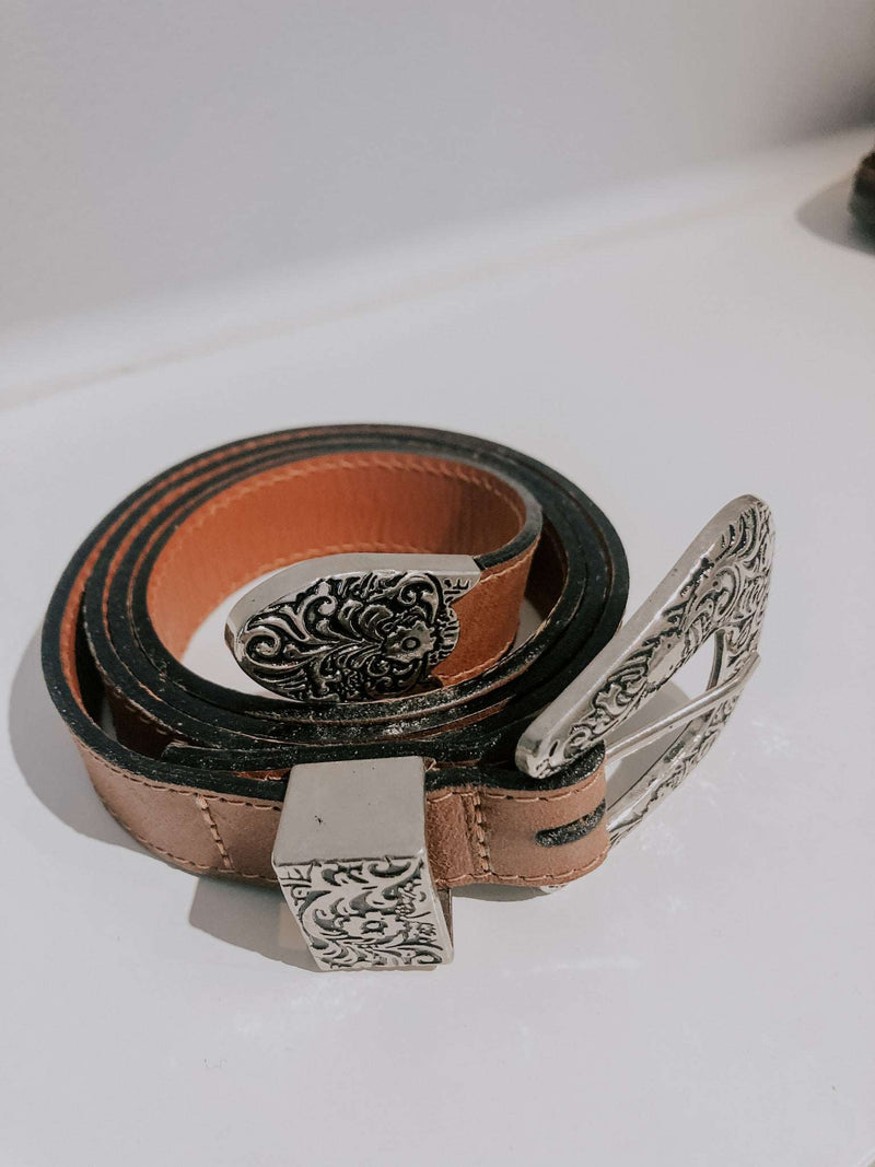 Leather belt - Brown Gaia Soul Designs