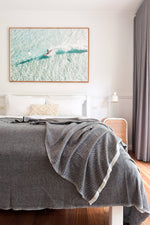 Cashmere Blankets - Henrybone Charcoal