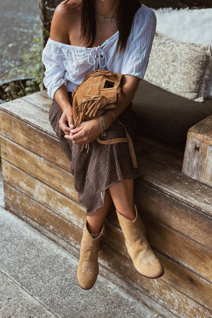 Suede Boots Spanish Leather Ankle Boots Bohemian Meets Western