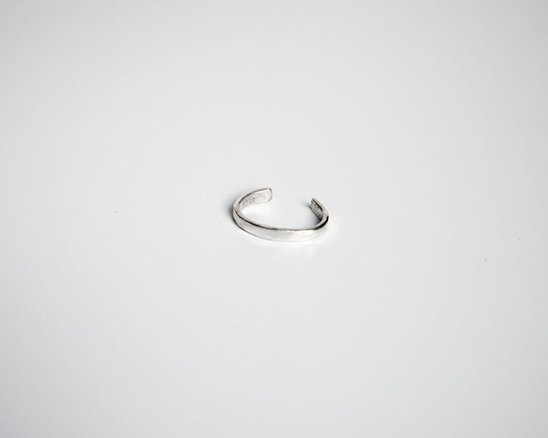 Solid Silver Hammered Band - Toe Ring Gaia Soul Designs