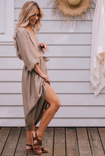 SECONDS Egipcias Sandals - Moka Leather Gaia Soul Designs