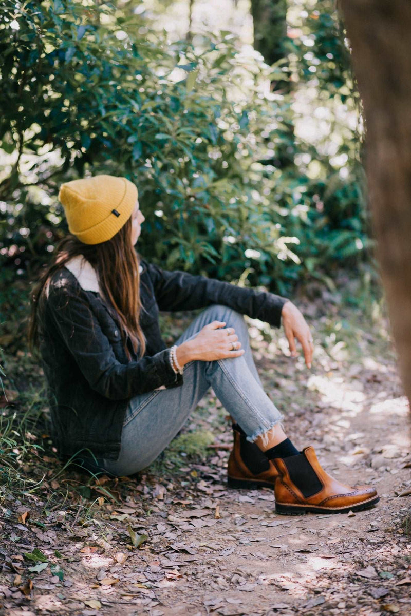 Stivaletti chelsea pelle con tacco duris cognac Jonak | La Redoute Stivaletti chelsea pelle con tacco duris cognac Jonak | La Redoute
