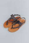 Tarifa Sandals - Cocoa Brown Leather Gaia Soul Designs