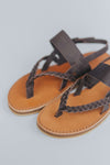 Tarifa Sandals - Cocoa Brown Leather Gaia Soul Designs