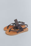 Tarifa Sandals - Cocoa Brown Leather Gaia Soul Designs