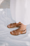 SECONDS Egipcias Sandals - Tan Leather Gaia Soul Designs