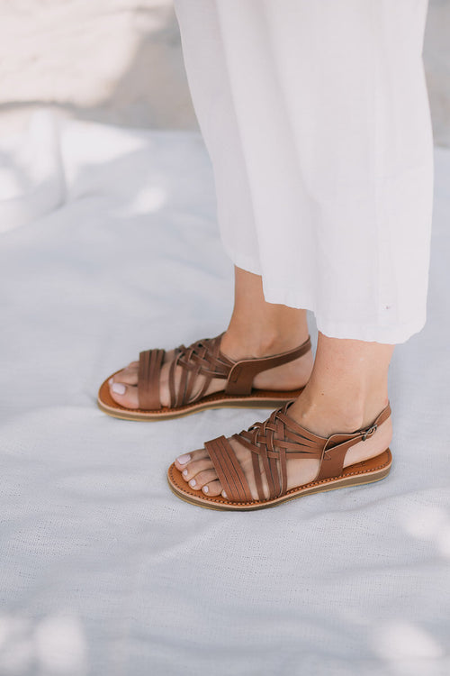 Handmade leather sandals Gaia Soul | Womens leather sandals Australia