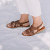 SECONDS Egipcias Sandals - Moka Leather Gaia Soul Designs