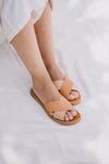 Formentera Sandals - Natural / Tan Leather Gaia Soul Designs