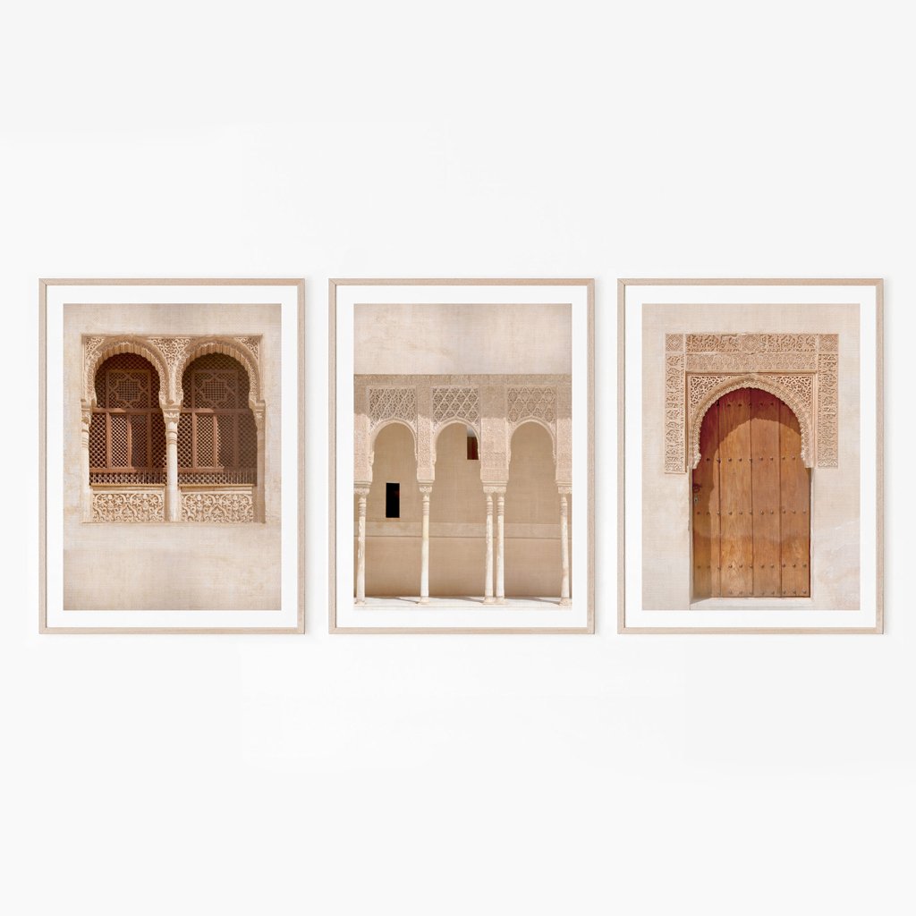 Set of 3 Prints - Alhambra Mon Manabu