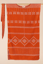 Midi Classic Kaftan - Washed Tangerine Textili Kaftans