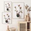Print - Red Flower Mon Manabu