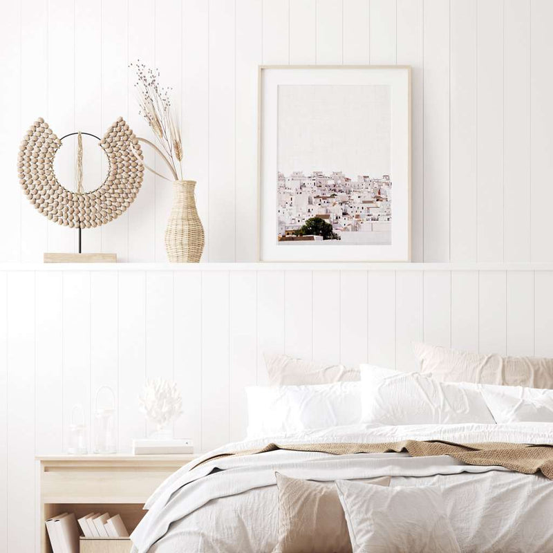 Print - White Town Mon Manabu